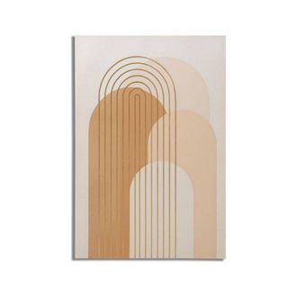 Dmora Cuadro Borore, Pintura De Pared, Panel Ornamental, Accesorio Decorativo, 80x3 H120 Cm, Multicolor - Dmora