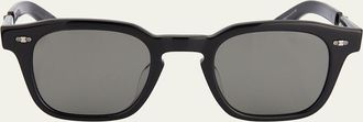 Mr. Leight Mens Adonis S Square Sunglasses