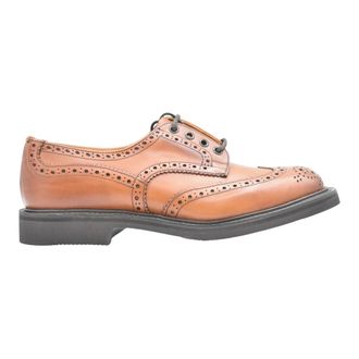 Trickers Bourton Leren Veterschoenen - Heren - Veterschoenen - Bruin - 45 EU - Schoenen