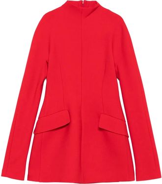 Sportmax Abito Tefrite a collo alto - Rosso