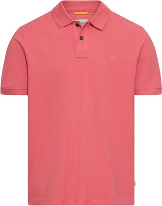 Camel Active Poloshirt CAMEL ACTIVE, Herren, Gr. 4XL, faded rot, Piqu&eacute;, Obermaterial: 100% Baumwolle, unifarben, normal h&uuml;ftbedeckend, Rundhals, B&uuml;ndchen, Shirts P