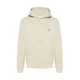Maison Kitsun&eacute; Heren, Sweatshirts & Hoodies, Groen, Maat: XL Katoen