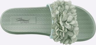 Siebi&acute;s Badepantolette SIEBIS, Damen, Gr. 37, eucalyptus, Synthetik, Schuhe Badepantolette