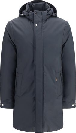 Moorer Mens Down Jacket Vermont Ads Dark Blue Outer: Polyester