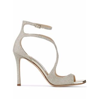 Jimmy Choo London Azia 95mm Glitter Sandals