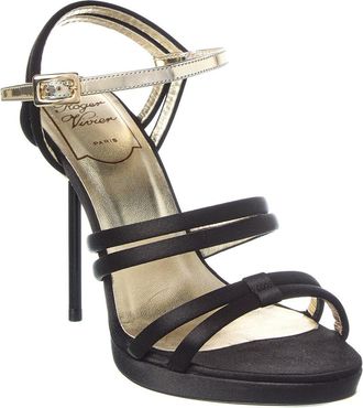 Roger Vivier Satin & Patent Sandal