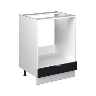 Vicco Armario Para Horno Empotrado Fame-line, Rayas Negras, 60 Cm Sin Encimera