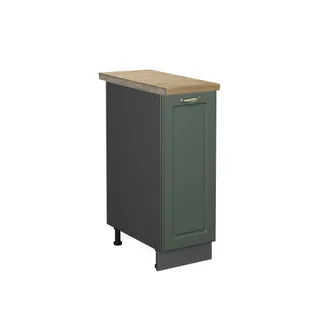 Vicco Armario De Farmacia Fame-line, Verde Dorado Casa De Campo, 30 Cm, Et Roble Vicco