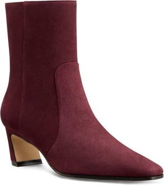 Stuart Weitzman Stassi Zip Bootie 50 in Boysenberry at Nordstrom, Size 8.5