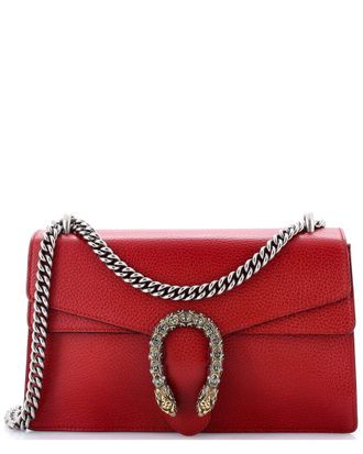 Gucci Red Sheep Leather Dionysus Bag Small (Authentic Pre-Loved)