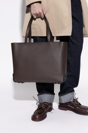 Tod's Leather Bag, Mens, Brown
