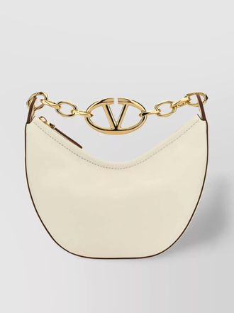Valentino Garavani mini lambskin leather hobo shoulder bag