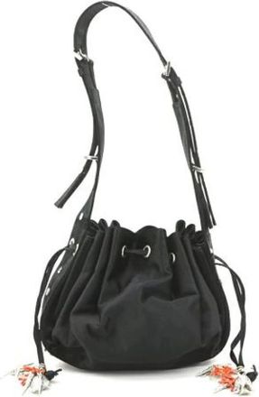 Givenchy Pre-owned Bucket Bags, female, Black, Size: ONE SIZE Pre-owned Satin shoulder-bags