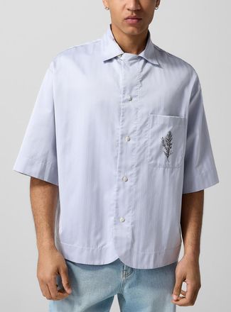 Jacquemus Mens Gardian rosemary bouquet boxy shirt
