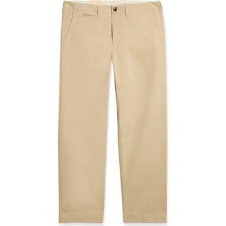 Fortela Wallace Heavy Cotton Canvas Trousers in Natural at Nordstrom, Size 30 Eu