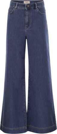 Max Mara Vega - Jeans Wide Leg In Denim