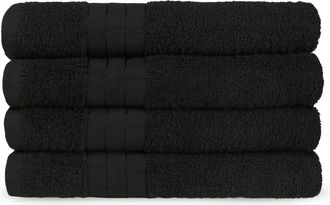 Good Morning Handtücher »Uni Good Morning« Baumwolle, Walkfrottee, Bordüre, 500 GSM, Einfarbig, ohne Aufhängung