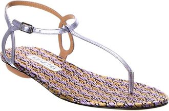 Aquazzura Almost Bare Leather Sandal