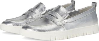 Anne Klein Kinetic Womens Flat Shoes Silver : 6.5 M, Leather