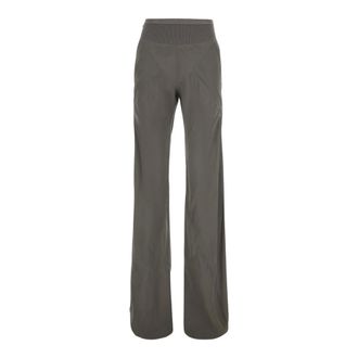 Rick Owens Pantaloni a Sbieco - - Trousers - Donna - Grigio - M