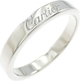 Cartier Platinum Platinum 950 Band Ring (Pre-Owned)
