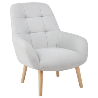 Kenay Home Butaca tapizado beige 73 x 88 cm