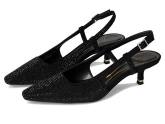 Kenneth Cole Martha Crystals High Womens Heels Black/Black Micro : 8.5 M, Leather