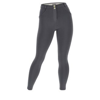 Freddy Leggings FREDDY Leggings WRUP1RC001NS, Damen, Gr. L, EURO, grau (pewter), Obermaterial: 81% Baumwolle CO. 19% Elasthan EL., Hosen Leggings