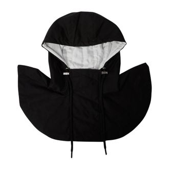 Meryll Rogge Hats, female, Black, Size: ONE SIZE Hood with Scarf