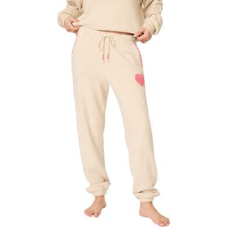PJ Salvage For the Mama Cotton Blend Pajama Pants in Light Oatmeal at Nordstrom, Size X-Small