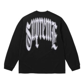 SUPREME FW26 Intarsia L/S T-Shirt Black SUP-FW26-014-BLK