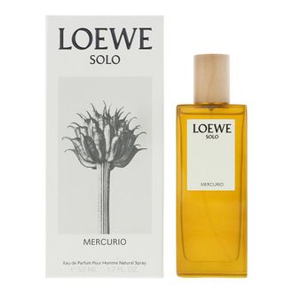 Loewe Mens Solo Mercurio Eau de Parfum 50ml Spray for Him - Green - One Size