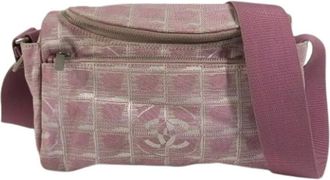 Chanel Pre-owned New Travel Line Pochette Borsa a Spalla - - Pre-owned - Donna - Rosa - ONE SIZE