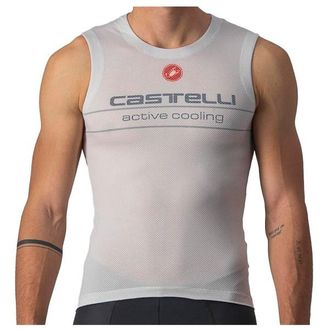 Castelli Active Cooling Sleeveless Kunstfaserunterw&auml;sche f&uuml;r Herren | grau