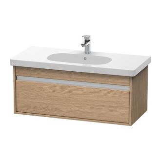 Duravit Duravit Ketho M&oacute;dulo Mural 6668, 1 Extra&iacute;ble, 1000mm, Para C&oacute;digo D, Color (frente/cuerpo): Decoraci&oacute;n Roble Europeo - Kt666805252