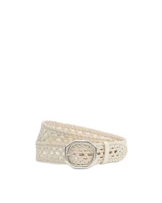 Rag & Bone Womens Audrey Belt In Antique White