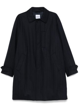 Aspesi Stroll raincoat - men - Virgin Wool/Polyester/Elastane/Polyamide - L - Blue