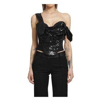 Vivienne Westwood Knot Corset - Tops - Mujer - Negro - S