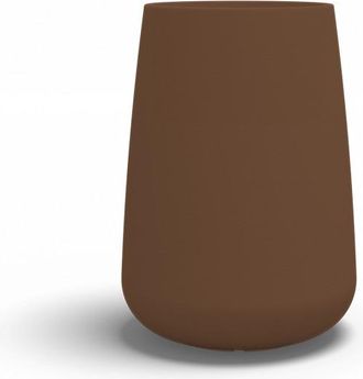 Monacis Jarr&oacute;n Alto De Dise&ntilde;o Moderno, &Oslash;43 H75, En Pol&iacute;mero Bronce Resistente Para Interiores Y Exteriores - Hecho En Italia - Monacis