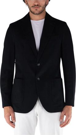 Circolo 1901 Piquet Jas - Heren - Blazers - Zwart - S - Katoen - Jassen