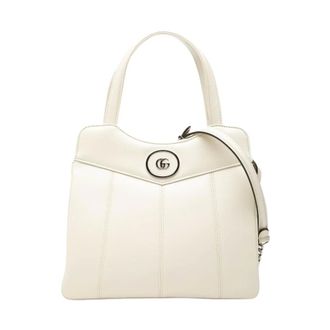 Gucci Pre-owned Top Handle Bag - Dames - Pre-owned - Wit - Maat: ONE Size