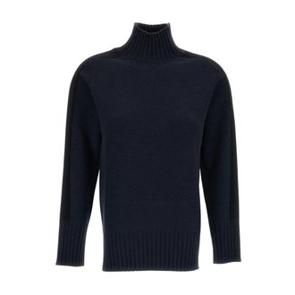 Lorena Antoniazzi Knit Turtleneck - female - Lorena Antoniazzi - Turtlenecks - Blue - 2XS - Knitwear
