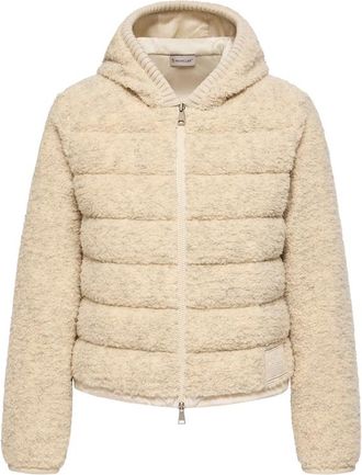 Moncler Teddy Padded Zip-up Hoodie