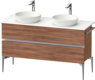 Duravit Duravit - Sivida Consola Mueble Bajo Lavabo, 2 Cajones, Tirador