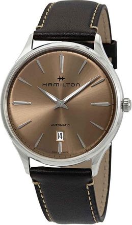 Hamilton Jazzmaster Automatic Brown Dial Mens Watch H38525721