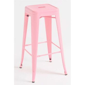 Regalos Miguel Taburetes Altos - Taburete Torix Alto - Rosa Claro