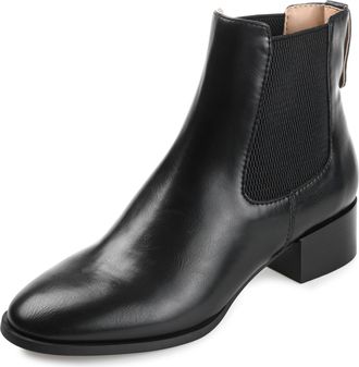 Journee Collection Journee Womens Comfort Foam Chayse Booties, Black, 6 UK