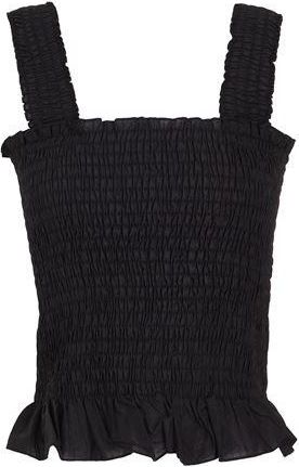 8 by YOOX SMOCK COTTON TOP