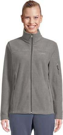 Columbia Fast Trektm II Jacket Womens Coat City Grey Heather/City Grey : XS, Polyester/Fleece