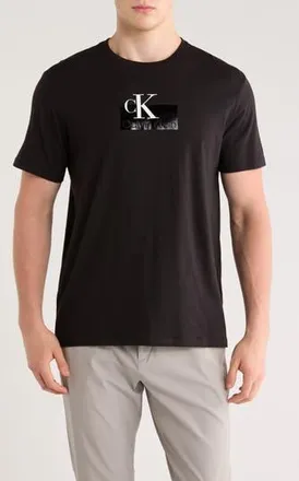 Calvin Klein Box Graphic T-Shirt in Black at Nordstrom Rack, Size Xx-Large